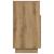 Noptiera cu 2 sertare Stejar artizanal 36x36x68 cm GartenMobel Dekor