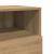 Noptiera cu 2 sertare Stejar artizanal 36x36x68 cm GartenMobel Dekor