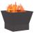 Cuptor de foc Negru 40 x 40 x 35 cm Oțel GartenMobel Dekor