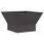 Cuptor de foc Negru 60 x 60 x 35 cm Oțel GartenMobel Dekor