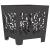 Cuptor de foc Negru 40 x 40 x 40 cm Oțel laminat la rece GartenMobel Dekor