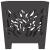 Cuptor de foc Negru 40 x 40 x 40 cm Oțel laminat la rece GartenMobel Dekor
