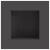 Cuptor de foc Negru 80 x 80 x 40 cm Oțel laminat la rece GartenMobel Dekor