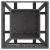 Cuptor de foc Negru 60 x 60 x 30 cm Oțel laminat la rece GartenMobel Dekor