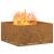 Cuptor de foc Maro 60 x 60 x 30 cm Oțel rezistent la intemperii GartenMobel Dekor