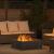 Cuptor de foc Negru 80 x 80 x 30 cm Oțel laminat la rece GartenMobel Dekor