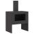 Cuptor de foc Negru 60 x 40 x 96 cm Oțel laminat la rece GartenMobel Dekor