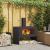 Cuptor de foc Negru 80 x 50 x 96 cm Oțel laminat la rece GartenMobel Dekor