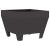 Cuptor de foc Negru 50 x 50 x 38 cm Oțel laminat la rece GartenMobel Dekor