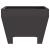 Cuptor de foc Negru 50 x 50 x 38 cm Oțel laminat la rece GartenMobel Dekor