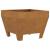 Cuptor de foc Maro 50 x 50 x 38 cm Oțel rezistent la intemperii GartenMobel Dekor