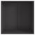 Cuptor de foc Negru 80 x 80 x 43 cm Oțel laminat la rece GartenMobel Dekor