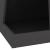 Cuptor de foc Negru 35 x 35 x 100 cm Oțel laminat la rece GartenMobel Dekor