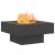 Cuptor de foc Negru 60 x 60 x 30 cm Oțel laminat la rece GartenMobel Dekor