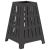 Cuptor de foc Negru 50 x 50 x 70 cm Oțel laminat la rece GartenMobel Dekor