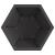 Cuptor de foc Negru 50 x 50 x 40 cm Oțel laminat la rece GartenMobel Dekor