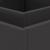 Cuptor de foc Negru 60 x 60 x 30 cm Oțel laminat la rece GartenMobel Dekor
