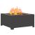 Cuptor de foc Negru 80 x 80 x 40 cm Oțel laminat la rece GartenMobel Dekor