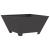 Cuptor de foc Negru 60 x 60 x 30 cm Oțel laminat la rece GartenMobel Dekor