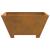 Cuptor de foc Maro 60 x 60 x 30 cm Oțel rezistent la intemperii GartenMobel Dekor