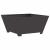 Cuptor de foc Negru 80 x 80 x 40 cm Oțel laminat la rece GartenMobel Dekor