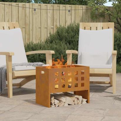 Cuptor de foc Maro 50 x 30 x 40 cm Oțel rezistent la intemperii GartenMobel Dekor