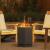 Cuptor de foc Negru 38 x 38 x 51 cm Oțel laminat la rece GartenMobel Dekor