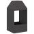 Cuptor de foc Negru 50 x 50 x 100 cm Oțel laminat la rece GartenMobel Dekor