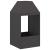 Cuptor de foc Negru 50 x 50 x 100 cm Oțel laminat la rece GartenMobel Dekor