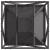 Cuptor de foc Negru 50 x 50 x 35 cm Oțel laminat la rece GartenMobel Dekor