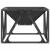 Cuptor de foc Negru 50 x 50 x 35 cm Oțel laminat la rece GartenMobel Dekor