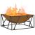 Cuptor de foc Maro 80 x 80 x 40 cm Oțel rezistent la intemperii GartenMobel Dekor