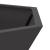 Cuptor de foc Negru 75 x 75 x 28 cm Oțel laminat la rece GartenMobel Dekor