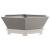 Cuptor de foc Maro 75 x 75 x 28 cm Oțel rezistent la intemperii GartenMobel Dekor