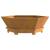 Cuptor de foc Maro 75 x 75 x 28 cm Oțel rezistent la intemperii GartenMobel Dekor