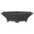 Cuptor de foc Negru 100 x 100 x 28 cm Oțel laminat la rece GartenMobel Dekor