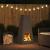 Cuptor de foc Negru 50 x 35 x 100 cm Oțel laminat la rece GartenMobel Dekor