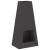 Cuptor de foc Negru 50 x 35 x 100 cm Oțel laminat la rece GartenMobel Dekor