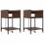 Noptieră 2 pcs Stejar brun 40 x 40 x 61 cm Lemn compozit GartenMobel Dekor