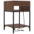 Noptieră 2 pcs Stejar brun 40 x 40 x 61 cm Lemn compozit GartenMobel Dekor