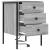 Dulap de noapte 2 pcs sonoma gri 42 x 41 x 61 cm Lemn compozit GartenMobel Dekor
