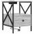 Dulap de noapte sonoma gri 41.5 x 40.5 x 55 cm Lemn compozit GartenMobel Dekor