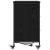 Dulap de birou Stejar negru 76 x 41 x 72 cm Lemn compozit GartenMobel Dekor