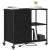 Dulap de birou Stejar negru 76 x 41 x 72 cm Lemn compozit GartenMobel Dekor