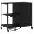 Dulap de birou Stejar negru 76 x 41 x 72 cm Lemn compozit GartenMobel Dekor