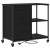 Dulap de birou Stejar negru 76 x 41 x 72 cm Lemn compozit GartenMobel Dekor