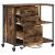 Dulap de birou Stejar afumat 76 x 41 x 72 cm Lemn compozit GartenMobel Dekor
