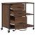 Dulap de birou Stejar brun 76 x 41 x 72 cm Lemn compozit GartenMobel Dekor