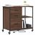 Dulap de birou Stejar brun 76 x 41 x 72 cm Lemn compozit GartenMobel Dekor