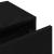 Raft de perete cu sertare negru 100x36x19 cm lemn prelucrat GartenMobel Dekor